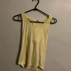 Garage Lemon Striped Tank Top